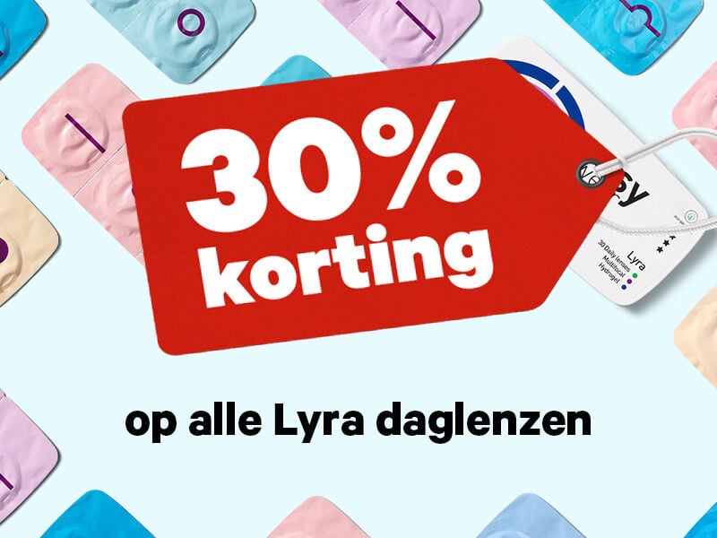 30% korting op alle Lyra daglenzen